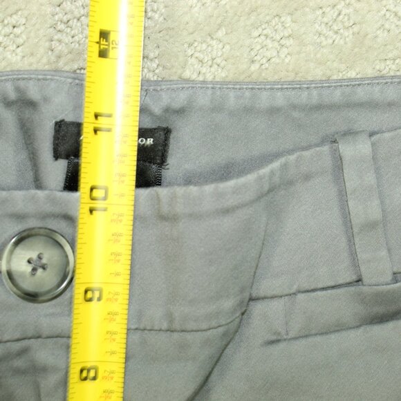 Ann Taylor Signature Women's 10 Grey Chino Wide Leg Pants - Picture 5 of 6